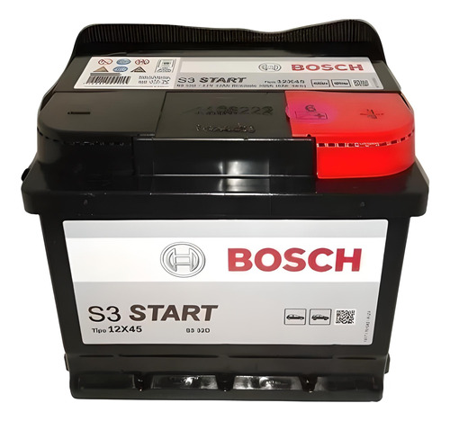  Batería Bosch S3 12x45 Chevrolet Onix Prisma Lt 1.4 Todos
