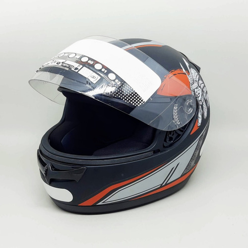 Capacete Honda Hfs Hg Samurai Preto Fosco