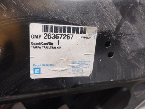 Tampa De Mala Tracker Gm Original 2021 A 2023 Ref: 26367267