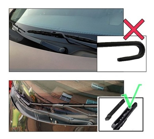Par Plumas Limpiaparabrisas Para Fiat Mobi 2019