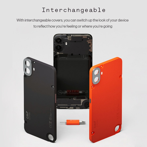 Teléfono Inteligente Cmf By Nothing Cmf Phone (1) 8gb+256gb 5g Naranja Smartphone