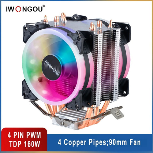 Fan Cooler Enfriador De Cpu X79 X99 De 4 Pines Lga 2011-3