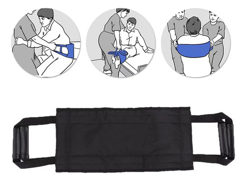 Paciente Ancianos Traslado Cinturón Móvil Cama Silla De Rued