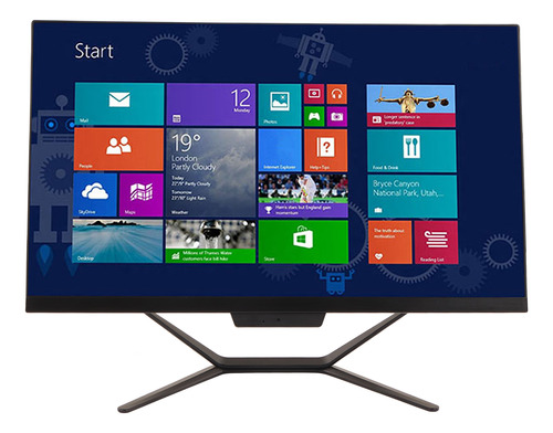 Control Táctil Todo En Uno Negro Aio De 23,8 Pulgadas Full H