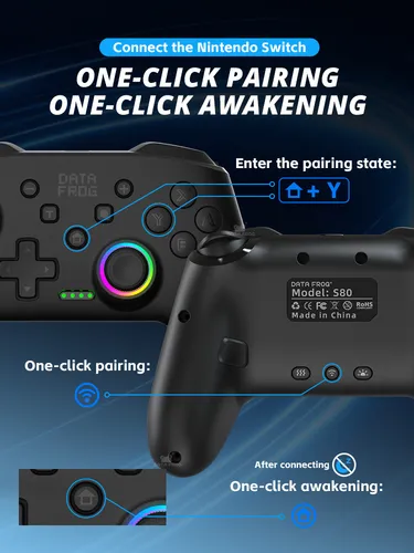 Para Nintendo Switch, Oled Y Pc Elite Bluetooth Handle S80