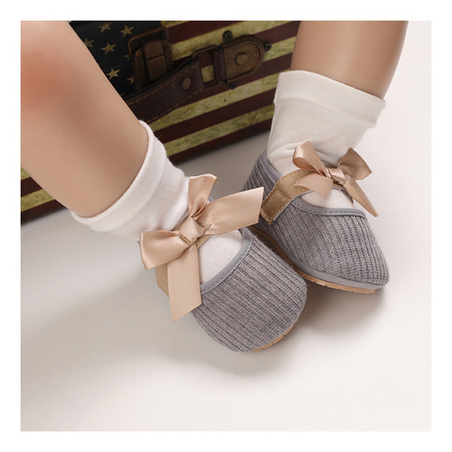 Zapatos Para Bebés Recién Nacidos Y Niñas Con Lazo, Zapatos