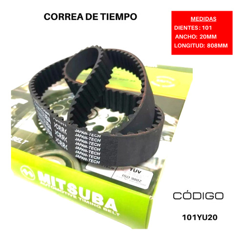 Correa Tiempo Compatible Hyundai Getz 1.1 Tb G4hd 2005 2009