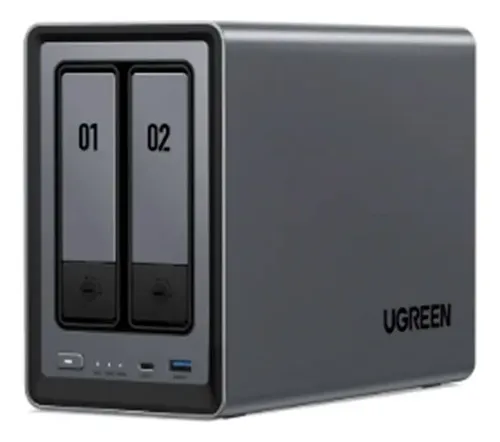 UGREEN NAS DXP2800 HDD6TB&SSD256GBセット Storage Nas Ugreen 2 Baias Intel N100 Quad-core Dxp2800 | Frete grátis