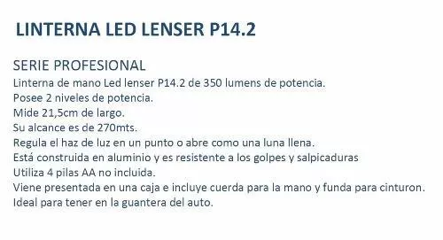 Linterna Ledlenser P14.2