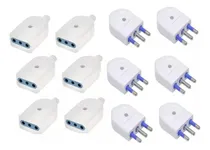 Comprar Pack 12 Enchufes Volante  6  Hembra Y 6 Macho  2p+t 10a 250v