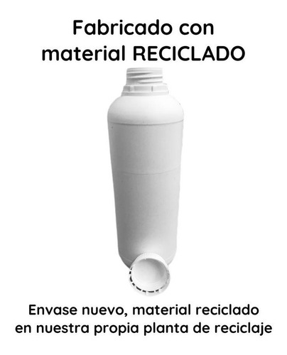 Imagen 8 de 10 de Envases Plasticos 1 Litro Pead Reciclado X 120 Un