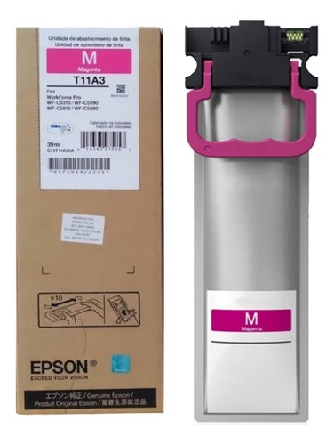  Tinta Epson Original Magenta T11a320 Para Wf-c5390-c5890