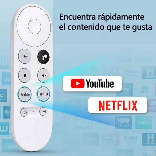 Control remoto para Google TV Chromecast HD 4K Streaming Stick,Voz,G9N9N, GA01409-US GA01919-US, GA01920-US, GA01923-US, GA02463-US, GA02464-US, GA03131-US