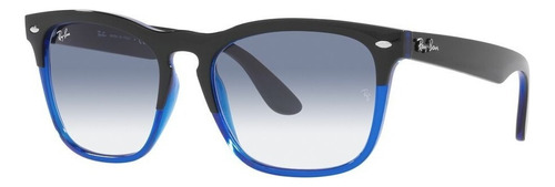Lente Solar Ray-ban 0rb4487 Degradado Color Negro Color De La Lente Azul Color De La Varilla Negro Color Del Armazón Negro