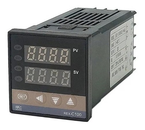 Controlador De Temperatura Rex C100 Salida Rele 220v 48x48