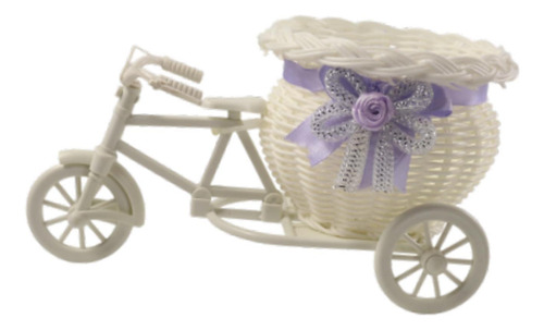Mini Cesta De Bicicleta Trançada, Presente, Triciclo,