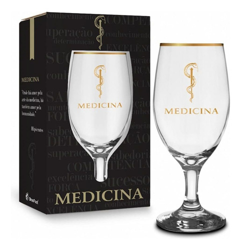 Taça Windsor Cursos Medicina Presente Formatura Ouro Médicos