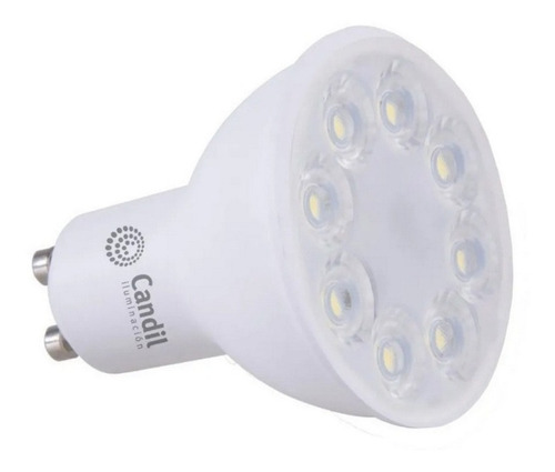 Lámpara Led Dicroica 7w Dimerizable Gu10 220v 36° Candil