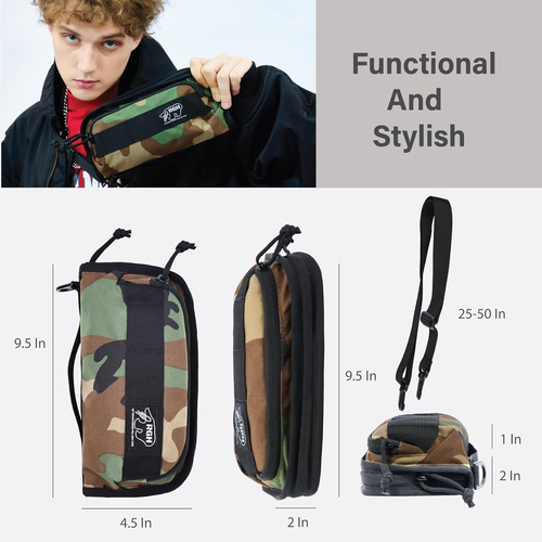 Estuche Para Pasaporte Re Rough Enough Diseno Camuflaje