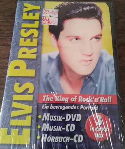 Caja Con 1 Dvd + 1 Cd Elvis Originales Alemanes