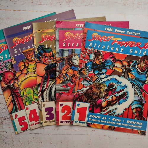 Set Completo De Guías Street Fighter 2 Gameprog Los 5