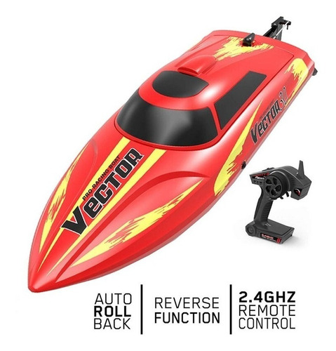 Lancha Rc 2.4ghz Racent Muy Rapida Bateria Extra - Completa