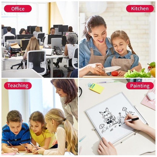 Lousa Magnética Quadro Branco Giratório C/ Suporte De Mesa