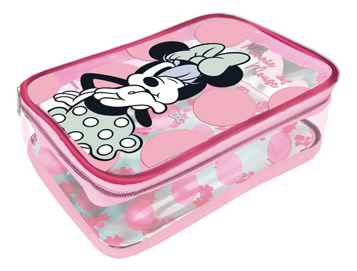 Estojo Bau Dac Em Pvc Cristal Tamanho G Minnie - 4415