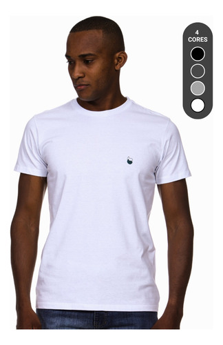 Camiseta Masculina Algodão - Estampa Gota