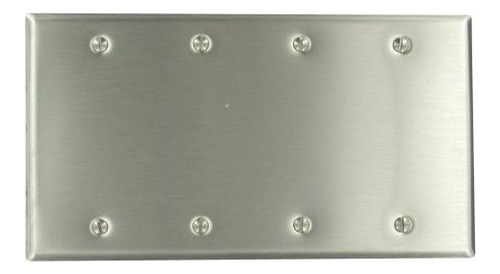 Leviton 84064  40 4gang Ningun Dispositivo Placa De Pared En