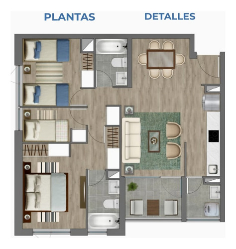 Arriendo Departamento Amoblado Nuevo A Pasos De U. Talca