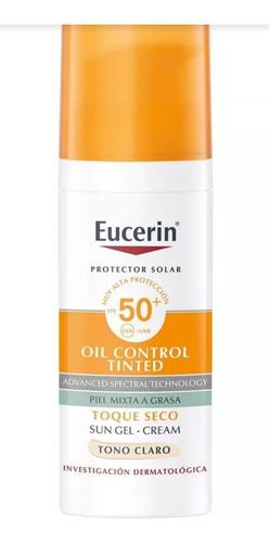 Protector Solar Eucerin Tono Claro Fps50