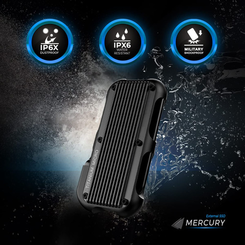 Ssd Externo Titanium Micro 4tb - Mercury Portable Ssd,