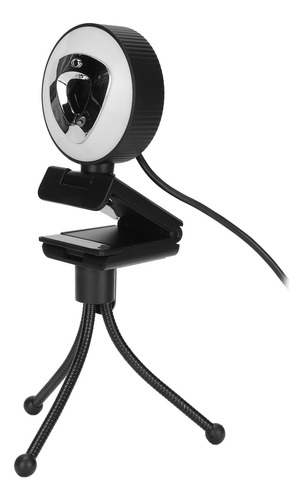 Camara Hd 1080p Microfono Cubierta Anillo Luz 3 Nivel Brillo