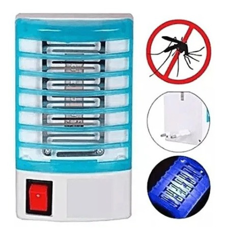 Imagen 2 de 5 de Lámpara Eléctrico Mata Mosquitos Anti Zancudos Repelente