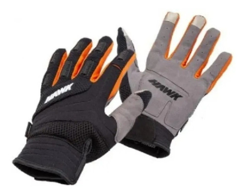 Imagen 6 de 8 de Guantes Hawk Fit Orange Riccia Motos