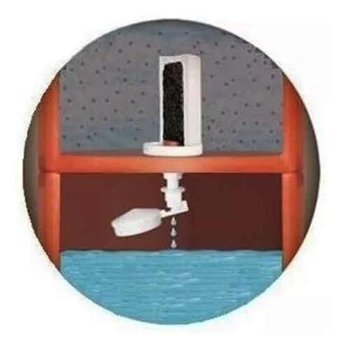 2 Vela Filtro Barro Esterilizante Tripla Ação Boia Dosadora