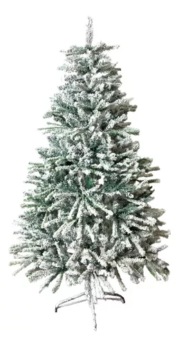 Árvore De Natal Moscou Nevada 2,10m Pinheiro 1002 Galhos