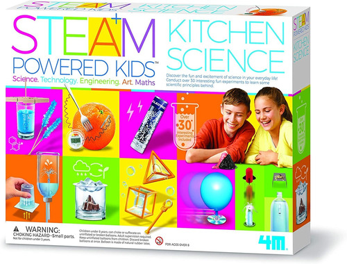 Kit De Ciencia De Cocina Para Niños Con Vapor De 13.1 Ft