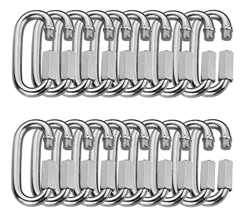 Juego De 20 Eslabones Rápidos De 5/32 Pulgadas, Eslabo...