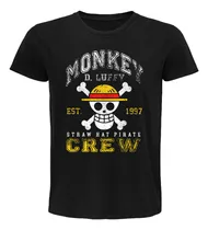 Comprar Playera Mugiwaras Crew Monkey D Luffy One Piece Anime Manga