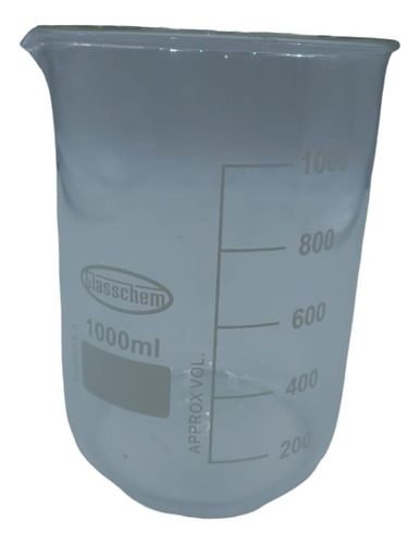 Vaso Precipitado Vidrio De 1000ml. Reachem