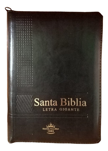 Santa Biblia Rvr60 Letra Gigante 14 Puntos Con Cierre Y Conc