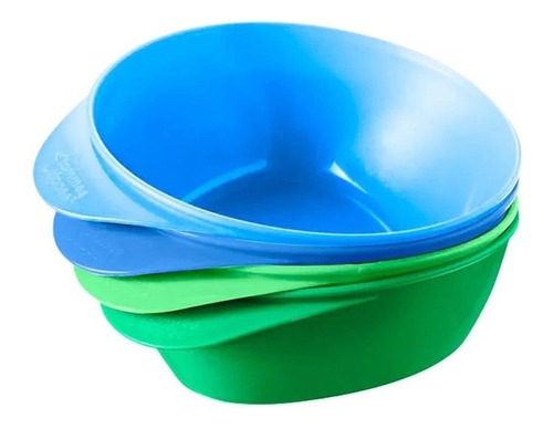 Kit 4 Pratos Fundos Easy Scoop Azul - Tommee Tippee