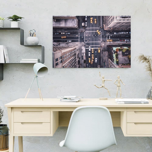 Cuadro Decorativo Para Tu Hogar Impreso Con Bastidor Frida Color NYC