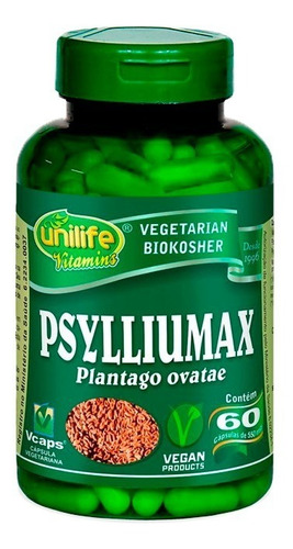 Psyllium Fibras 60 Cápsulas 550mg - Psylliumax