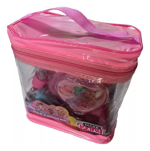 Mini Kit Maquiagem Infantil Necessarie P/meninas Makebrinq