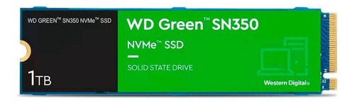 Disco Solido Ssd Wd 1000gb 2.5 Nvme Pcie M2 Green Sn350