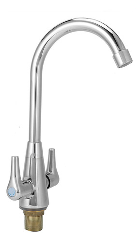 Grifo De Lavabo Con Rosca G1/2, De Cobre, Agua Fría Y Calien