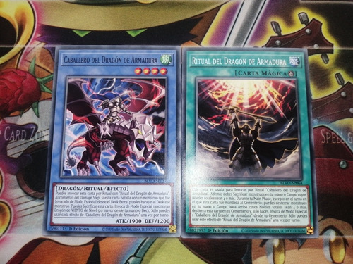 Caballero Del Dragón De Armadura Yu-gi-oh! Original Konami